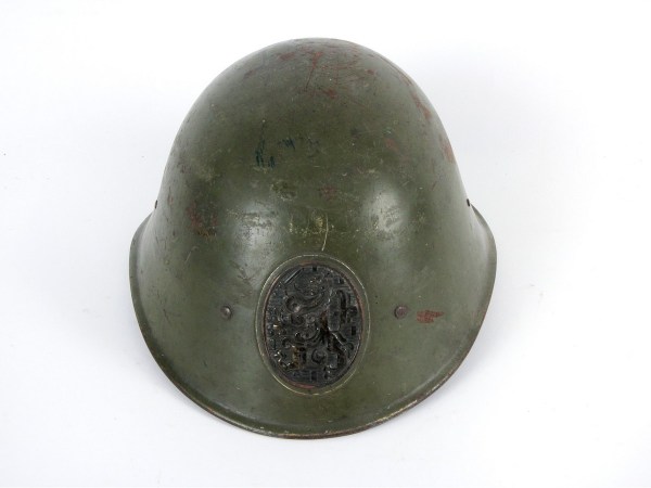 Nederlandse-legerhelm-M34-model-1934-1940-staalhelm-Dutch-military-steel-helmet-Chris van der Hoef-Nederlandse Leeuw-00006